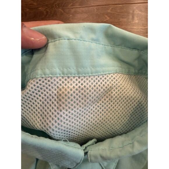 Columbia PFG Mens Green Omni-Shade Vented Short Sleeve Shirt Size L FM7266 - Picture 5 of 9